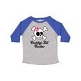 thumbnail image 1 of Inktastic Daddy's Little Rocker Skull Girls Toddler T-Shirt, 1 of 5
