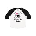 thumbnail image 1 of Inktastic Daddy's Little Rocker Skull Girls Toddler T-Shirt, 1 of 5