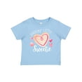 thumbnail image 1 of Inktastic Daddy's Little Sweetie with Pink Heart Cookie Boys or Girls Baby T-Shirt, 1 of 5