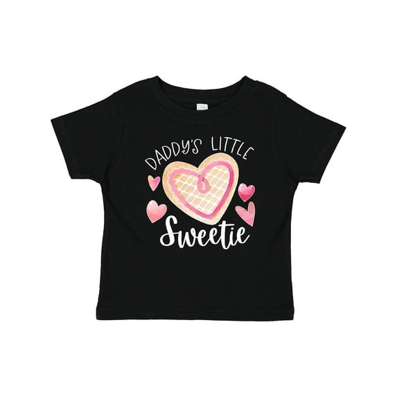 Inktastic Daddy's Little Sweetie with Pink Heart Cookie Boys or Girls Baby T-Shirt