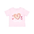 thumbnail image 1 of Inktastic Daddy's Little Sweetie with Pink Heart Cookie Boys or Girls Toddler T-Shirt, 1 of 5