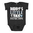 thumbnail image 1 of Inktastic Daddy's Little Tax Deduction Blue Hearts Boys or Girls Baby Bodysuit, 1 of 5