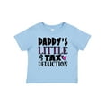 thumbnail image 1 of Inktastic Daddy's Little Tax Deduction Pink Hearts Boys or Girls Baby T-Shirt, 1 of 5