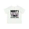 thumbnail image 1 of Inktastic Daddy's Little Tax Deduction Pink Hearts Boys or Girls Baby T-Shirt, 1 of 5
