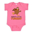 thumbnail image 1 of Inktastic Daddy's Little Turkey Boys or Girls Baby Bodysuit, 1 of 5
