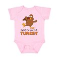 thumbnail image 1 of Inktastic Daddy's Little Turkey Boys or Girls Baby Bodysuit, 1 of 5