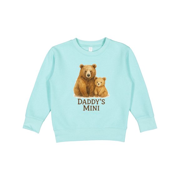 Inktastic Daddy's Mini Bear Family Matching Toddler Sweatshirt