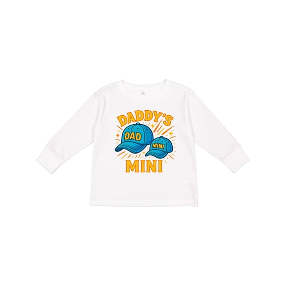 Inktastic Daddy's Mini Matching Hats Design Boys or Girls Long Sleeve Toddler T-Shirt
