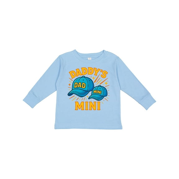 Inktastic Daddy's Mini Matching Hats Design Boys or Girls Long Sleeve Toddler T-Shirt
