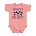 thumbnail image 1 of Inktastic Daddy's Pit Crew Design with Checkered Flags Girls Baby Bodysuit, 1 of 5