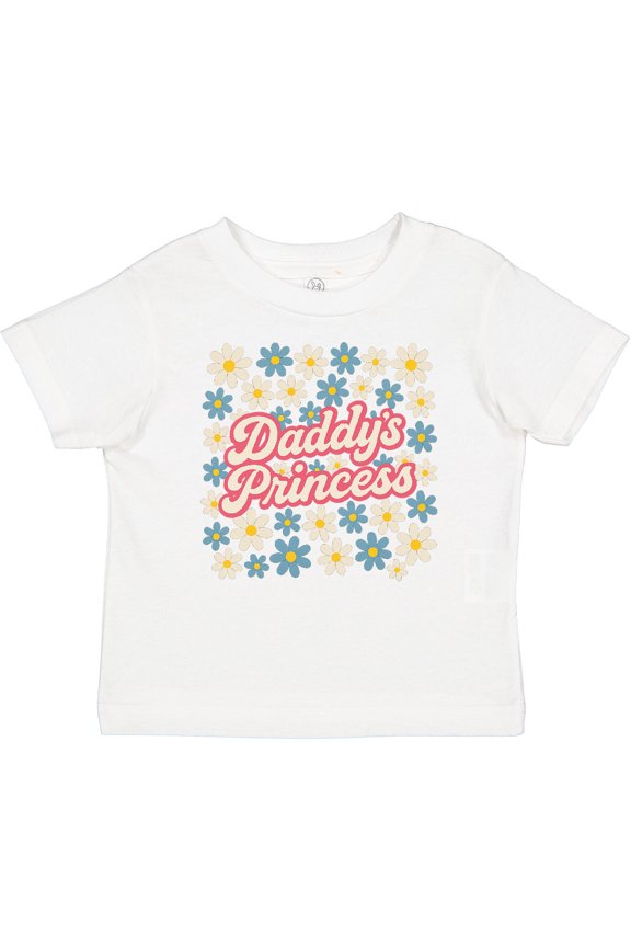 Daddy's Princess Floral Design Boys or Girls Baby T-Shirt