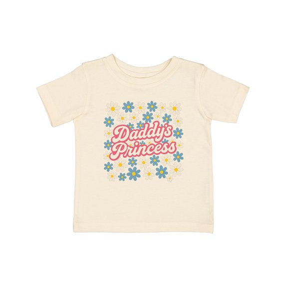 Inktastic Daddy's Princess Floral Design Boys or Girls Baby T-Shirt