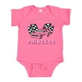 thumbnail image 1 of Inktastic Daddy's Racing Princess Pink Race Car Boys or Girls Baby Bodysuit, 1 of 5