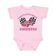 thumbnail image 1 of Inktastic Daddy's Racing Princess Pink Race Car Boys or Girls Baby Bodysuit, 1 of 5