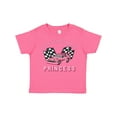 thumbnail image 1 of Inktastic Daddy's Racing Princess Pink Race Car Boys or Girls Toddler T-Shirt, 1 of 5