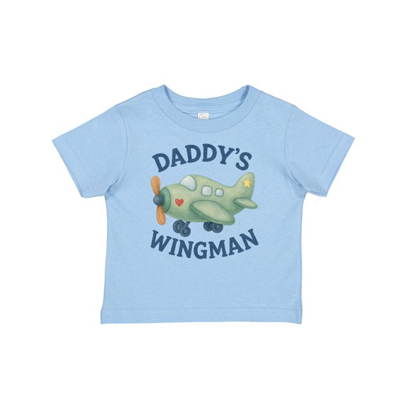 Inktastic Daddy's Wingman Airplane Design Boys or Girls Baby T-Shirt