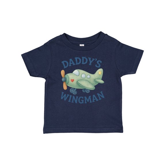 Inktastic Daddy's Wingman Airplane Design Boys or Girls Baby T-Shirt