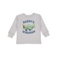 thumbnail image 1 of Inktastic Daddy's Wingman Airplane Design Boys or Girls Long Sleeve Toddler T-Shirt, 1 of 5