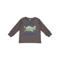 thumbnail image 1 of Inktastic Daddy's Wingman Airplane Design Boys or Girls Long Sleeve Toddler T-Shirt, 1 of 5