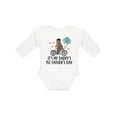 thumbnail image 1 of Inktastic Daddys 1st Fathers Day Boys Boys Long Sleeve Baby Bodysuit, 1 of 5