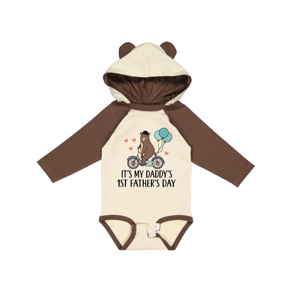 Inktastic Daddys 1st Fathers Day Boys Boys Long Sleeve Baby Bodysuit