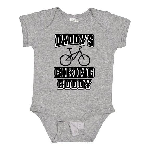 Inktastic Daddys Biking Buddy Boys or Girls Baby Bodysuit