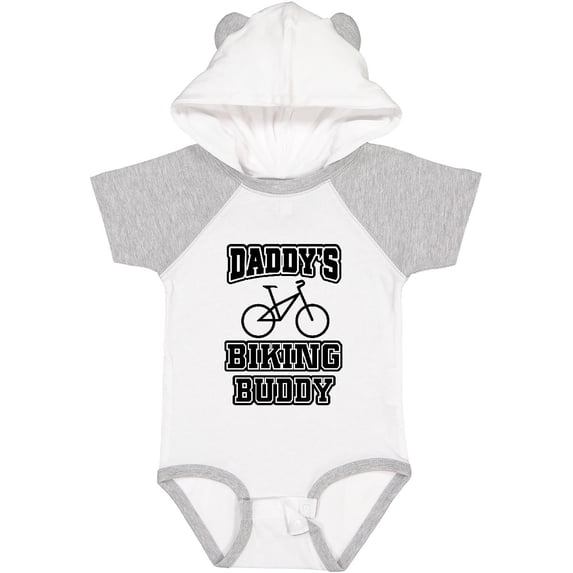 Inktastic Daddys Biking Buddy Boys or Girls Baby Bodysuit