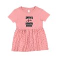 thumbnail image 1 of Inktastic Daddys Biking Buddy Girls Baby Dress, 1 of 5