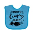 thumbnail image 1 of Inktastic Daddys Camping Buddy Boys or Girls Baby Bib, 1 of 4