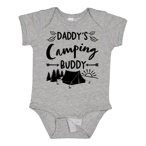 Inktastic Daddys Camping Buddy Boys or Girls Baby Bodysuit