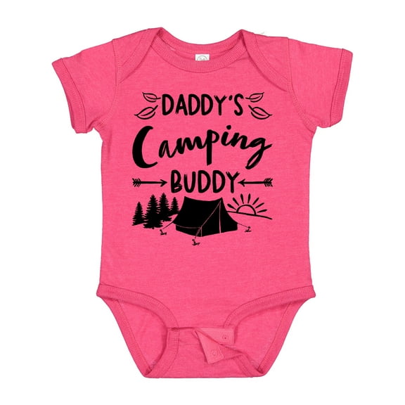 Inktastic Daddys Camping Buddy Boys or Girls Baby Bodysuit