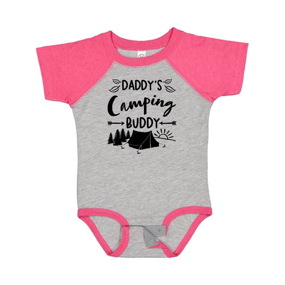 Inktastic Daddys Camping Buddy Boys or Girls Baby Bodysuit