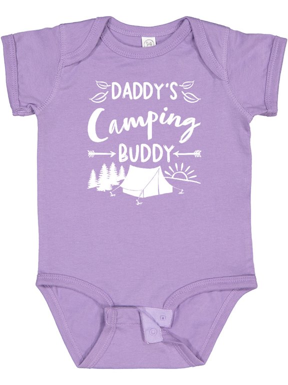 Daddys Camping Buddy Boys or Girls Baby Bodysuit