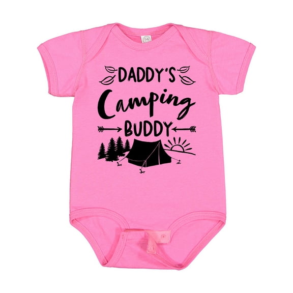 Inktastic Daddys Camping Buddy Boys or Girls Baby Bodysuit