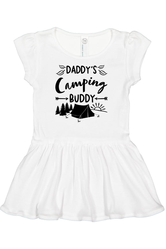 Daddys Camping Buddy Girls Baby Dress