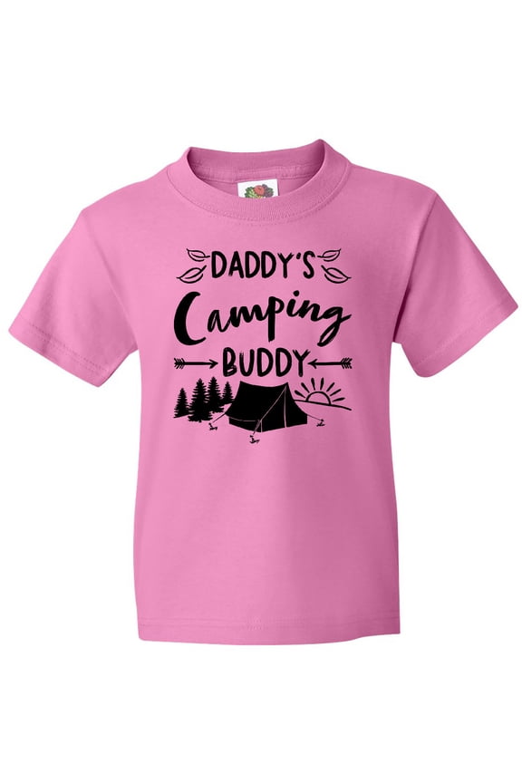 Daddys Camping Buddy Youth T-Shirt