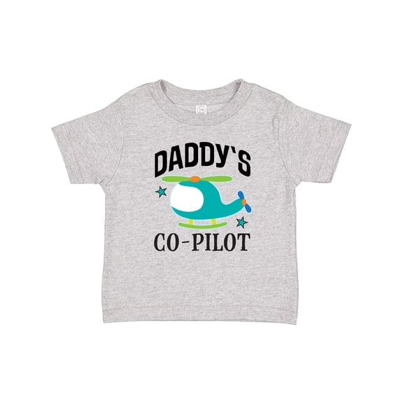 Inktastic Daddys Co-pilot Son Helicopter Boys Baby T-Shirt