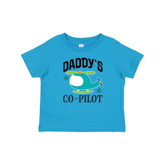 Inktastic Daddys Co-pilot Son Helicopter Boys Baby T-Shirt