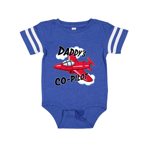 Inktastic Daddys Co-pilot for Fathers Day Boys or Girls Baby Bodysuit