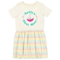 thumbnail image 1 of Inktastic Daddys First Mate (girl) Girls Toddler Dress, 1 of 5
