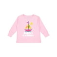 thumbnail image 1 of Inktastic Daddys First Mate Girls Nautical Sailboat Girls Long Sleeve Toddler T-Shirt, 1 of 5