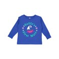 thumbnail image 1 of Inktastic Daddys First Mate (girl) Girls Long Sleeve Toddler T-Shirt, 1 of 5