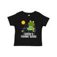 thumbnail image 1 of Inktastic Daddys Fishing Buddy Cute Frog Boys or Girls Toddler T-Shirt, 1 of 5