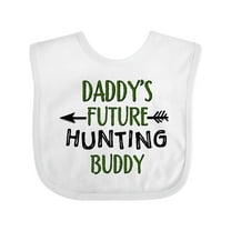Inktastic Daddys Future Hunting Buddy Boys or Girls Baby Bib