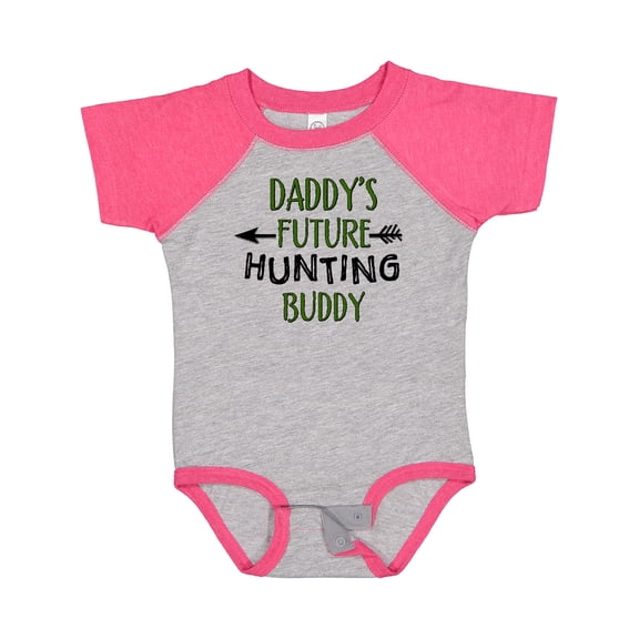 Inktastic Daddys Future Hunting Buddy Boys or Girls Baby Bodysuit