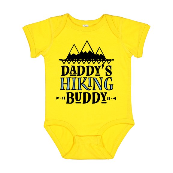 Inktastic Daddys Hiking Buddy Childs Hiker Boys or Girls Baby Bodysuit