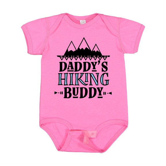 Inktastic Daddys Hiking Buddy Childs Hiker Boys or Girls Baby Bodysuit