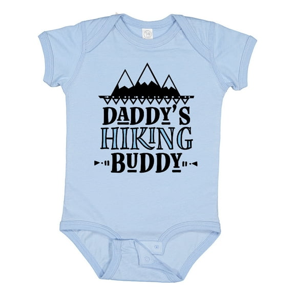 Inktastic Daddys Hiking Buddy Childs Hiker Boys or Girls Baby Bodysuit