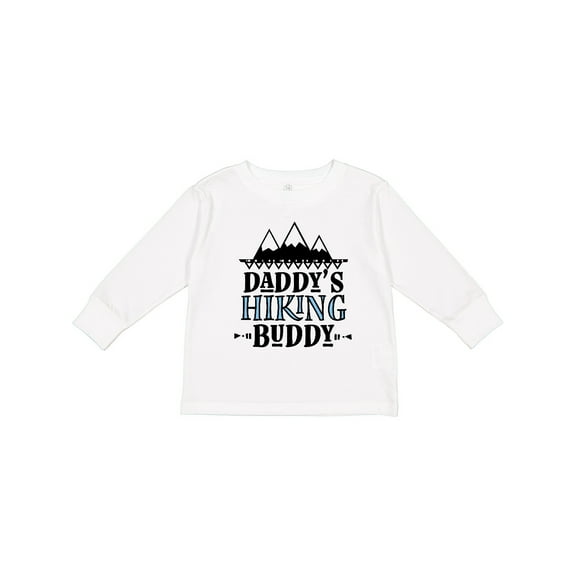 Inktastic Daddys Hiking Buddy Childs Hiker Boys or Girls Long Sleeve Toddler T-Shirt