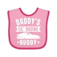 thumbnail image 1 of Inktastic Daddys Lil Racing Buddy Boys or Girls Baby Bib, 1 of 4